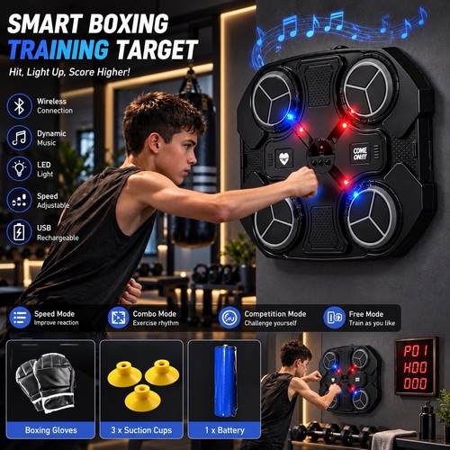 Smart music boxing machine - music,