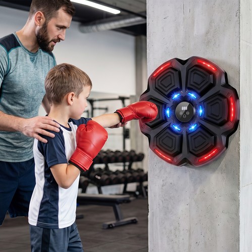 Music boxing machine with - music,