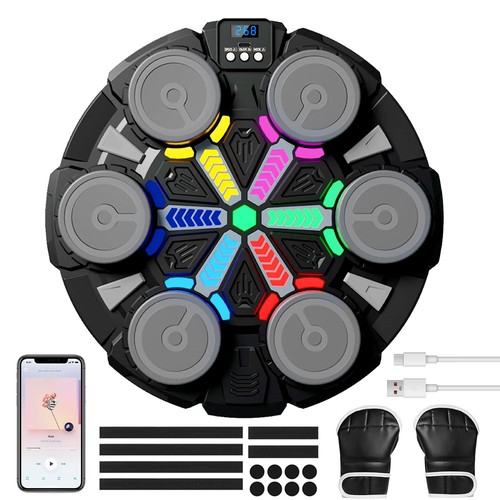Music boxing machine punching - music,